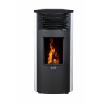 Separater Luftkammer-Pelletofen Roméo + Dinak 9 Kw Mit Wanddurchführungssatz
